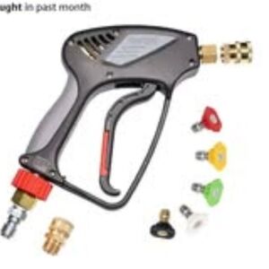 High-Pressure Washer Spray Gun with Nozzle Set